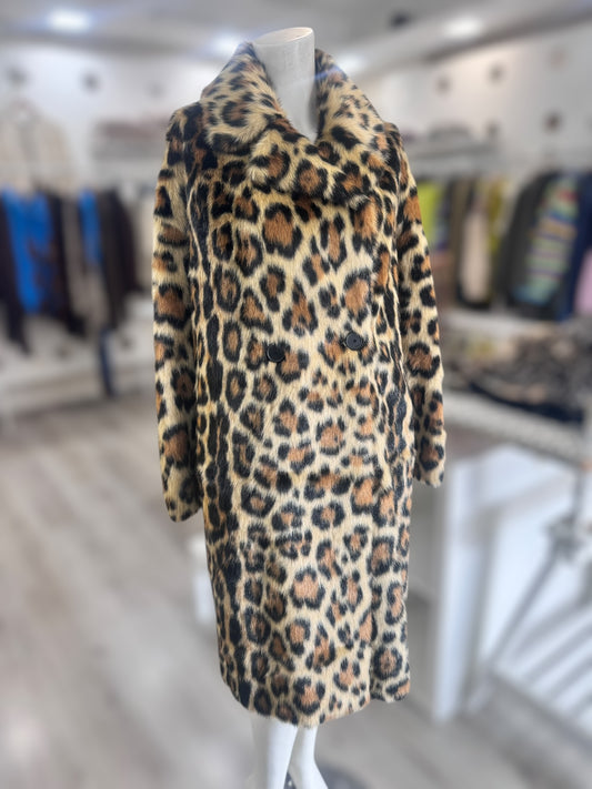Cappotto maculato Liviana Conti doppiopetto