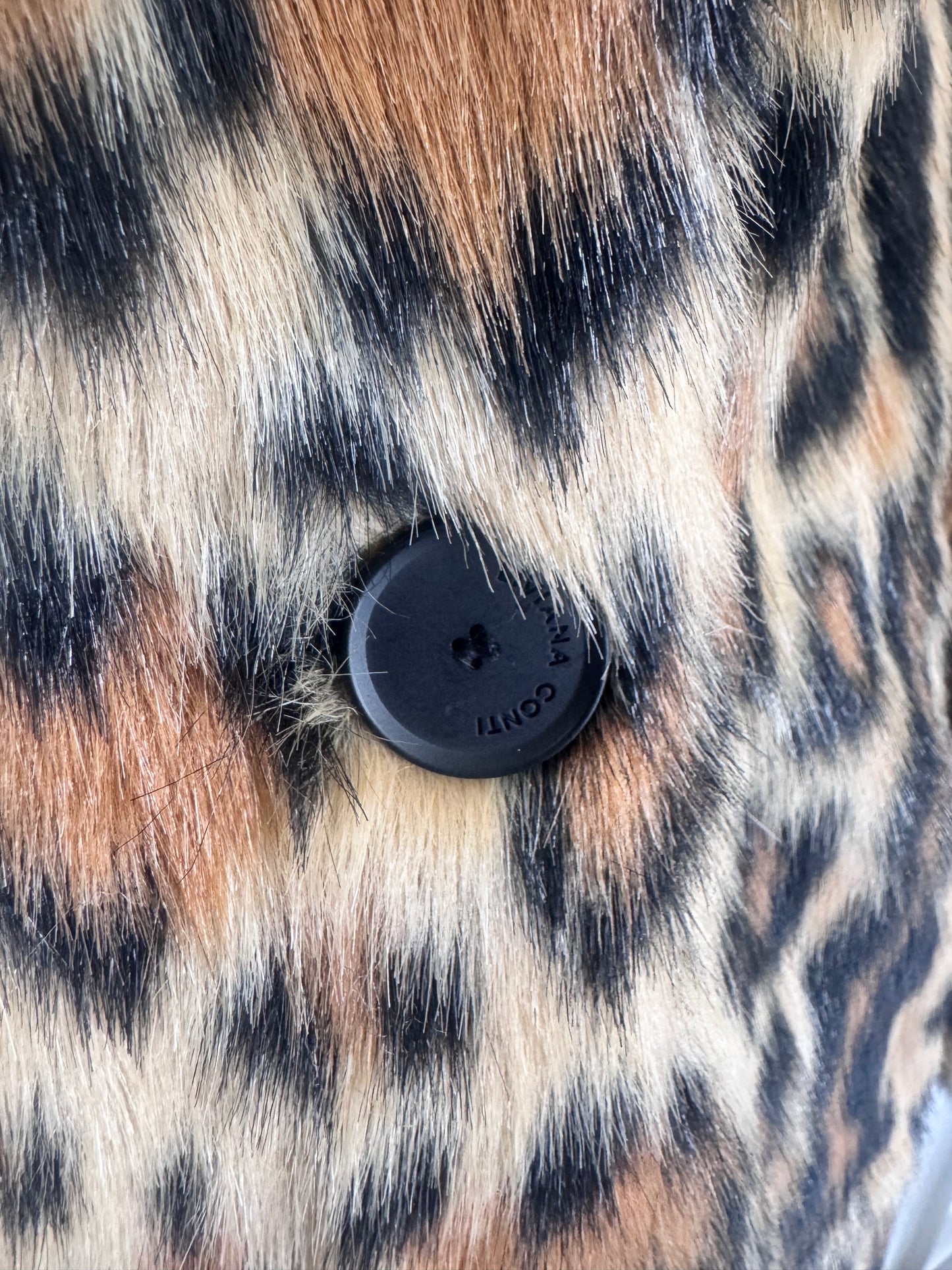 Cappotto maculato Liviana Conti doppiopetto