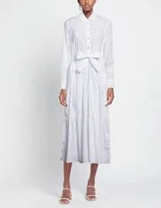 ALPHA STUDIO Vestito chemisier bianco