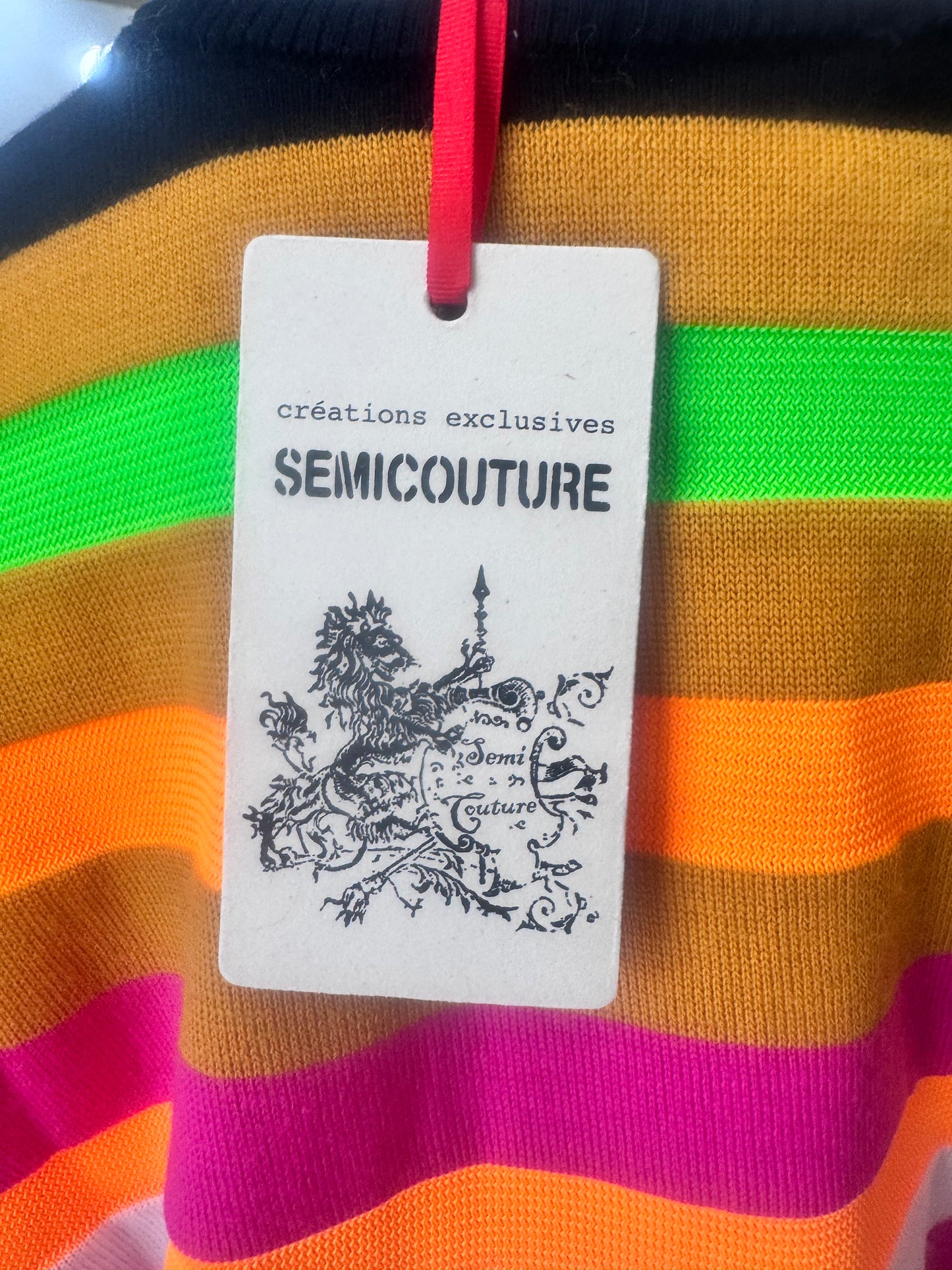 Maglia a righe multicolor SEMICOUTURE